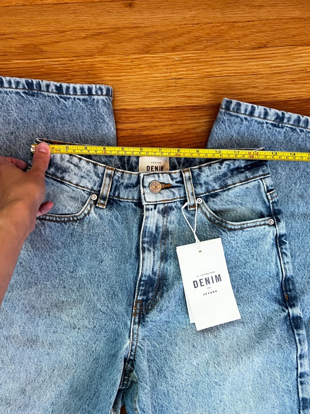 Sezane Wide Leg Jeans - Picture 4 of 6